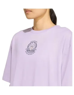 adidas Climacool Strength Training Graphic Tee in Purple