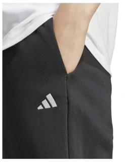 adidas Essentials Open-Hem Joggers in Black