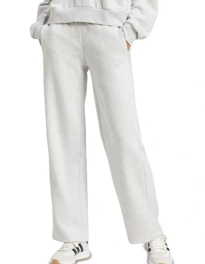 adidas Essentials Open-Hem Joggers in White
