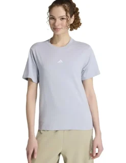 adidas Essentials Small Logo Cotton T-shirt in Grey