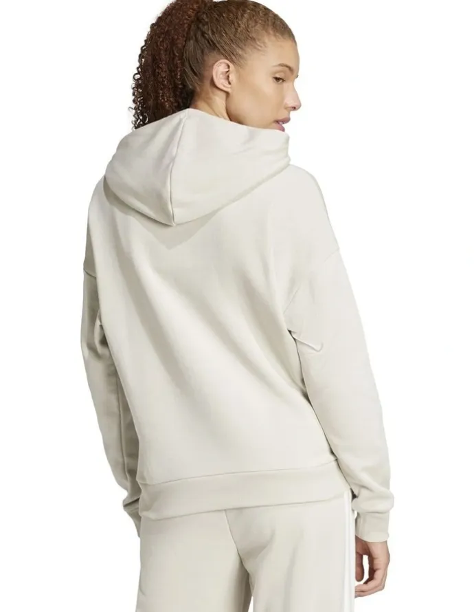 adidas Essentials Small Logo Feel Cozy Hoodie in Grey