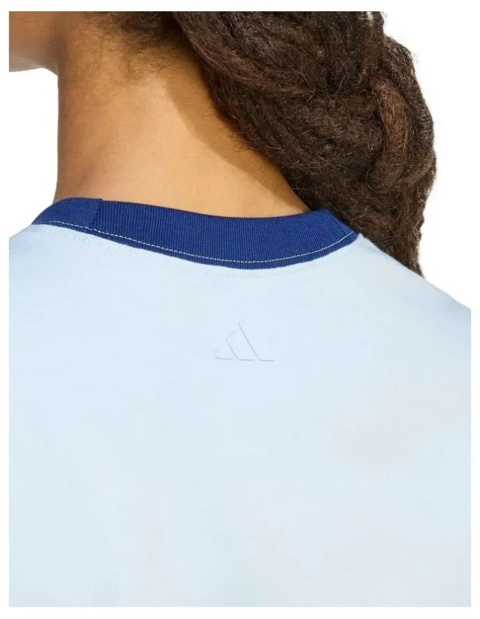 adidas Seasonal Essentials Colorpop T-Shirt with Embroidered Graphic