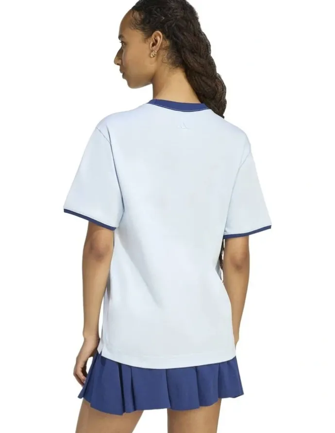 adidas Seasonal Essentials Colorpop T-Shirt with Embroidered Graphic