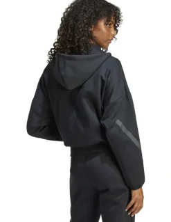 Adidas Z.N.E. Full-Zip Hoodie in Black