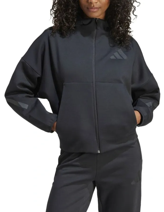 Adidas Z.N.E. Full-Zip Hoodie in Black