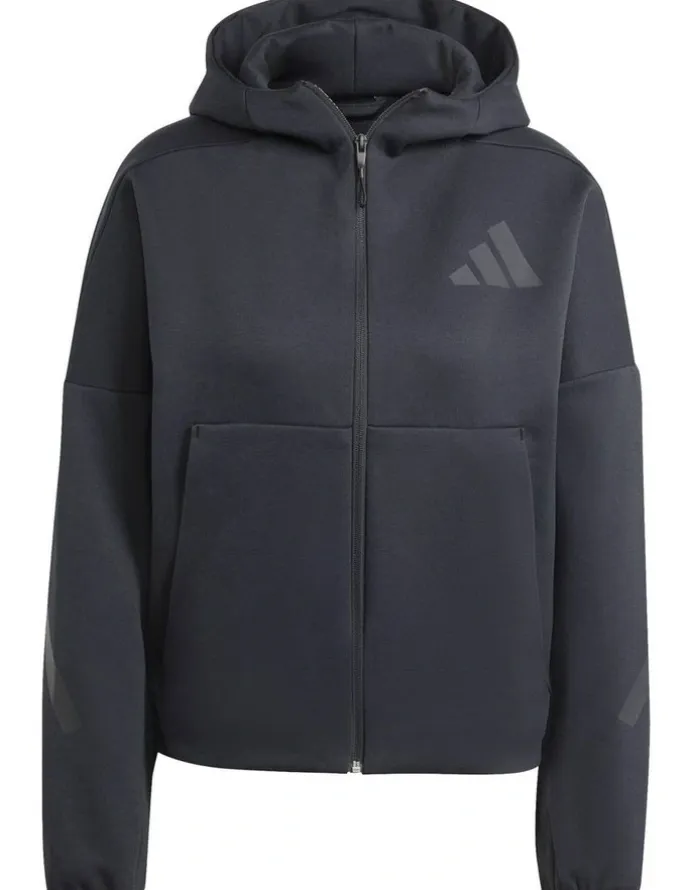 Adidas Z.N.E. Full-Zip Hoodie in Black