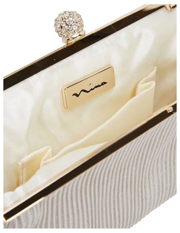 Alan Pinkus Nina Aneka Champagne Bag
