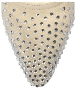 Alan Pinkus Sapphire Heeled Shoes in Ivory