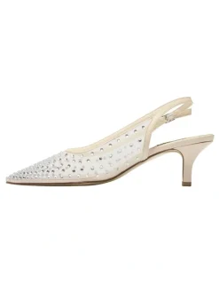 Alan Pinkus Sapphire Heeled Shoes in Ivory