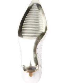 Alan Pinkus Spritz Ivory Satin Pump