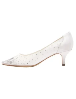 Alan Pinkus Spritz Ivory Satin Pump
