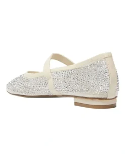 Alan Pinkus Topaz Ballet Flats in Ivory
