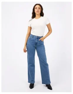 All About Eve Jacqui Wide Leg in Blue