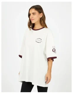All About Eve Motion Oversized Tee in White