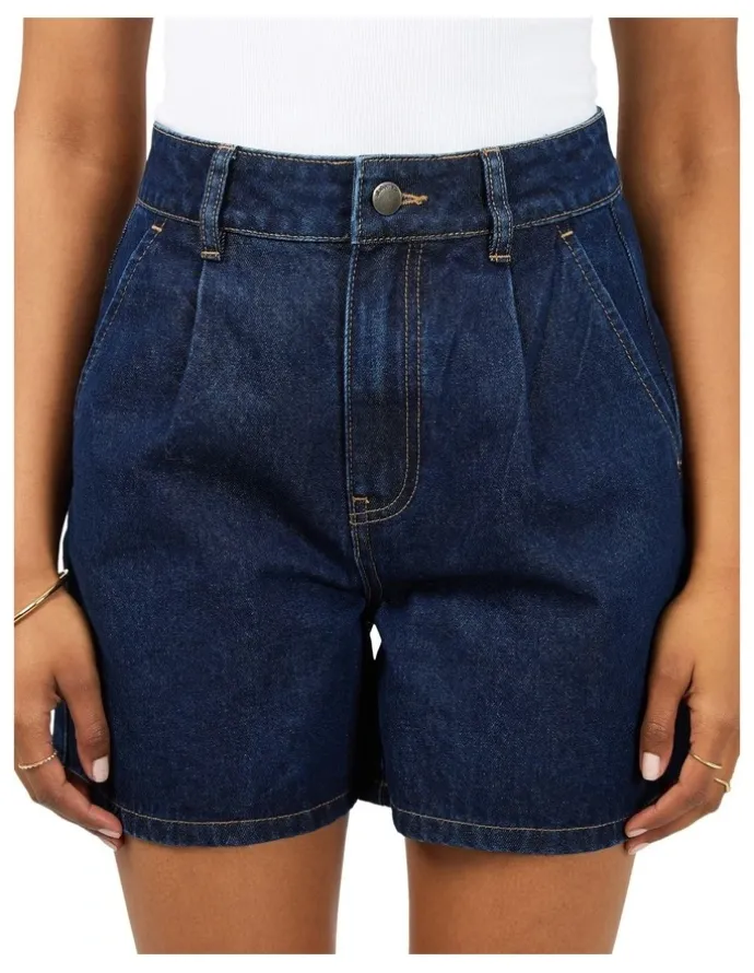 All About Eve Stevie Denim Short in Blue