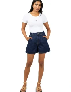All About Eve Stevie Denim Short in Blue