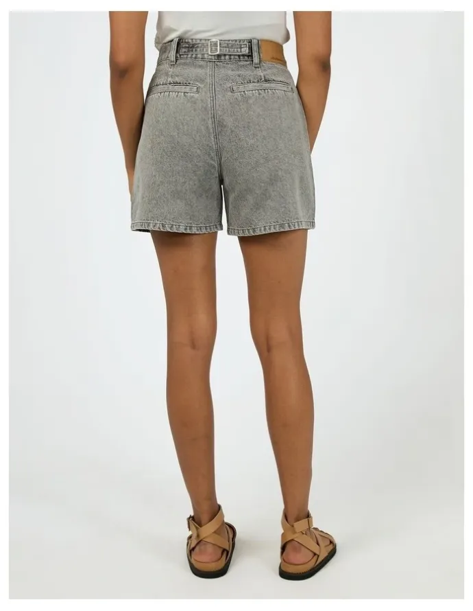 All About Eve Stevie Denim Short in grey
