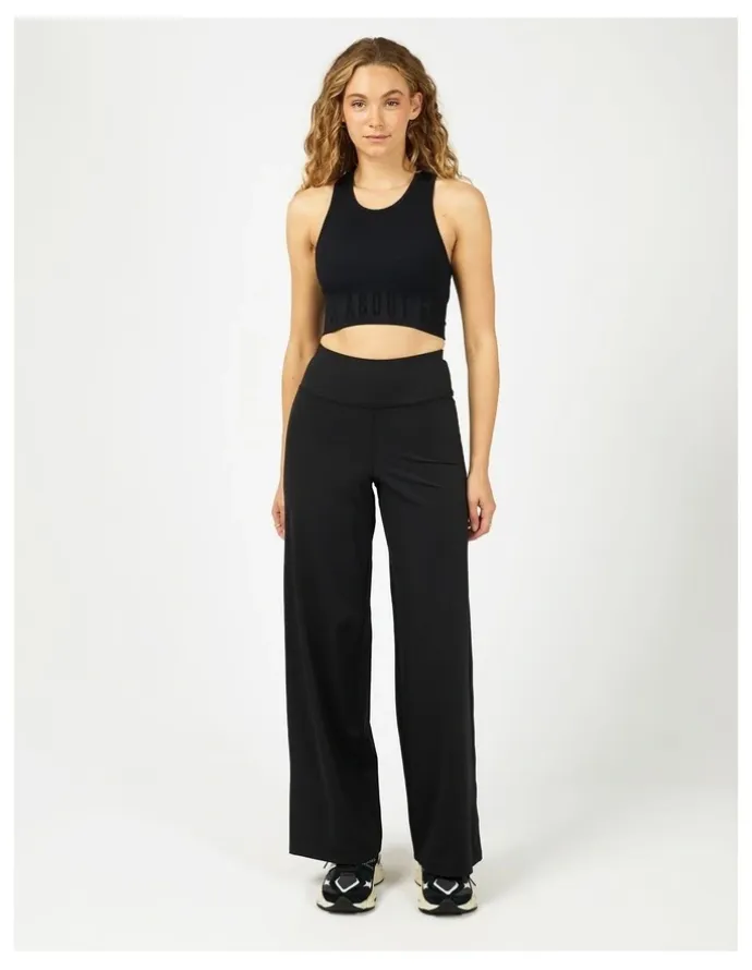 All About Eve Studio Wide Leg Pant in Black