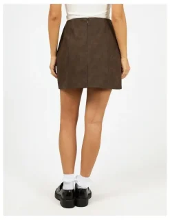 All About Eve Vanner Mini Skirt in Coffee