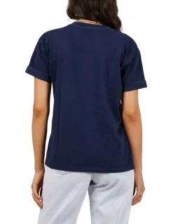 All About Eve Washed Tee in Navy