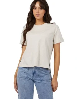 All About Eve Washed Tee in Oat