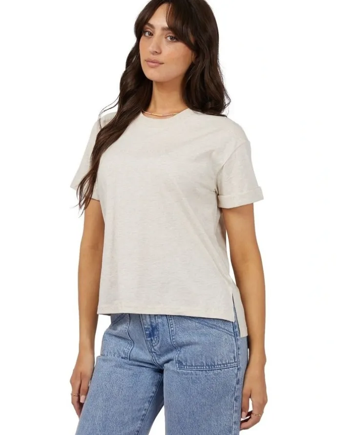 All About Eve Washed Tee in Oat