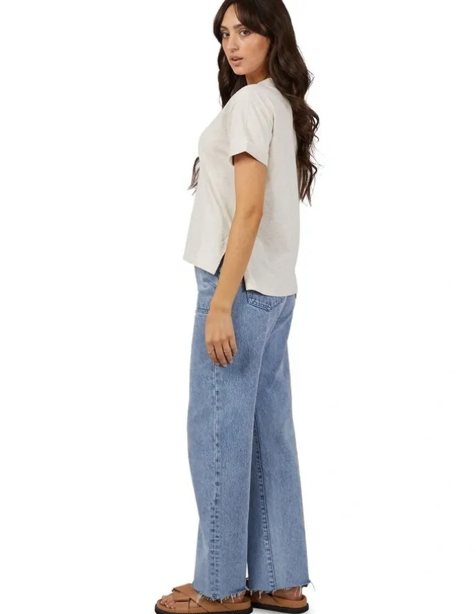 All About Eve Washed Tee in Oat