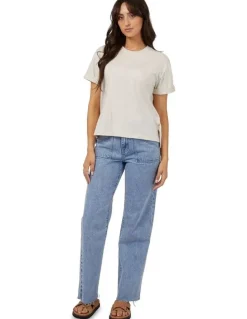 All About Eve Washed Tee in Oat
