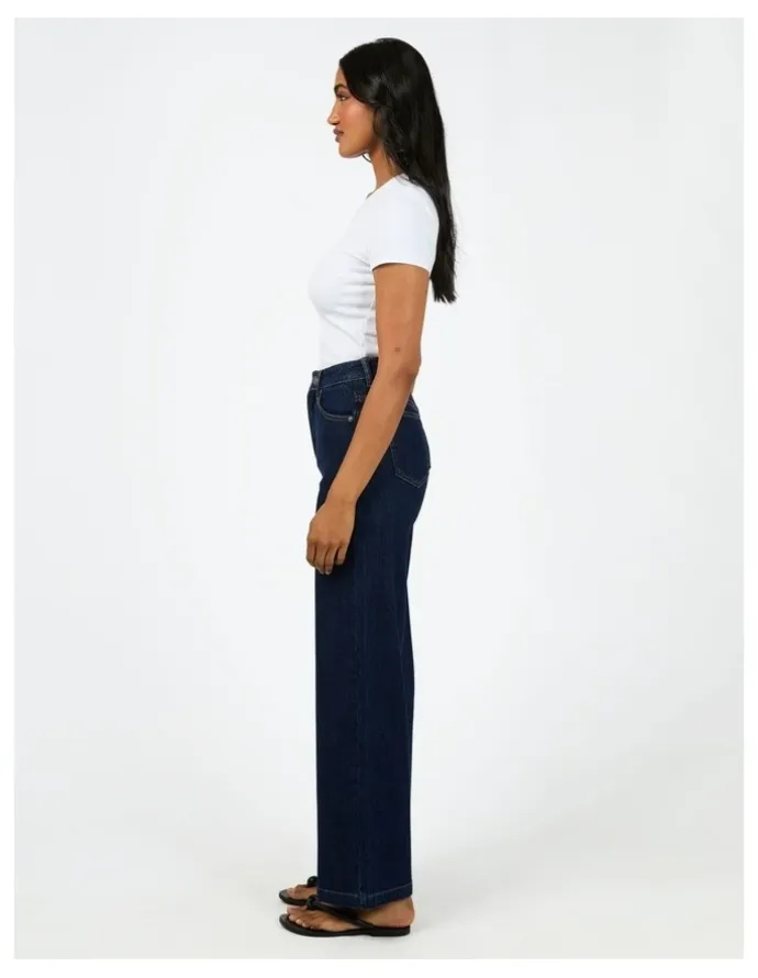 All About Eve Jacqui Wide Leg Jeans in Blue