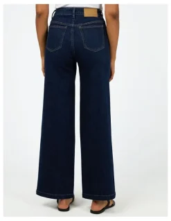 All About Eve Jacqui Wide Leg Jeans in Blue