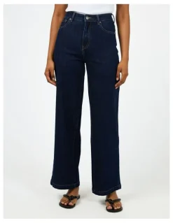 All About Eve Jacqui Wide Leg Jeans in Blue