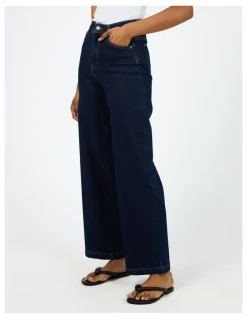 All About Eve Jacqui Wide Leg Jeans in Blue