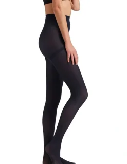 Ambra 40 Denier Opaque Tight 2 Pack in Navy