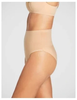 Ambra Complete Grip Waisted Brief in Nude