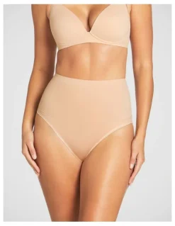 Ambra Complete Grip Waisted Brief in Nude