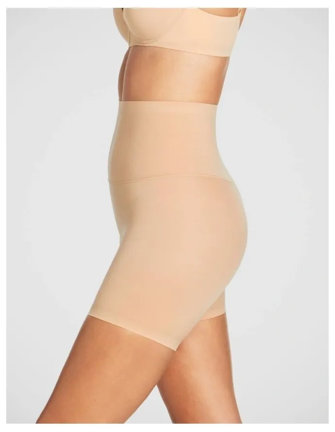 Ambra Complete Grip Waisted Short in Nude