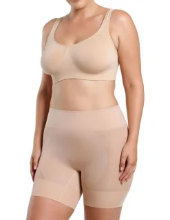 Ambra Curvesque Anti Chafing Short in Beige