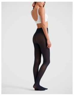 Ambra 70D Matte Opaque School Tight in College Navy