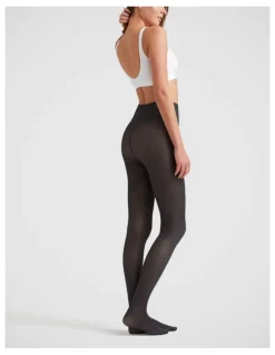 Ambra 70D Matte Opaque School Tight in Winter Grey