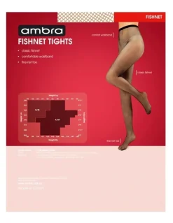 Ambra Fishnet Stockings in Cream