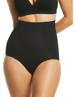 Ambra It's A Cinch Hi Waisted Full Brief in Black