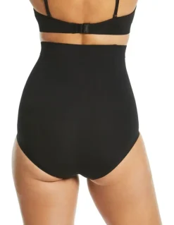 Ambra It's A Cinch Hi Waisted Full Brief in Black