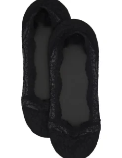 Ambra Lace Footlet in Black