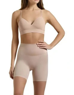 Ambra Micro Grip Shorts in Rose Beige