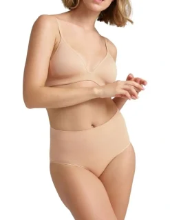 Ambra Powerlite Full Brief in Beige