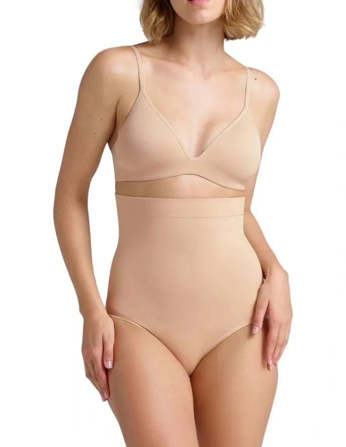Ambra Powerlite High Waisted Brief in Beige