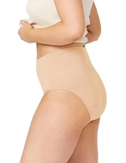Ambra Seamless Smoothies Recycled Full Brief 2 Pack in Rose Beige