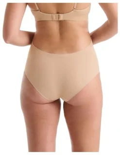 Ambra Smooth Silhouettes Low Back Brief in Praline