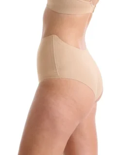 Ambra Smooth Silhouettes Low Back Brief in Praline