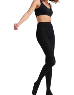 Ambra Totally Opaque 200 Denier Tight in Black